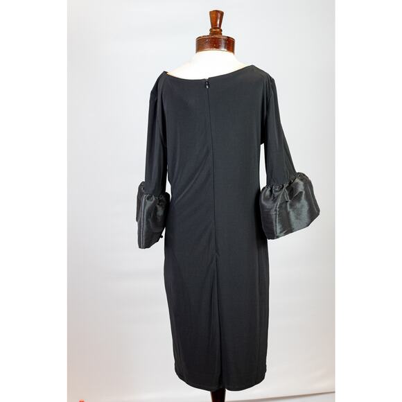 Adrianna Pappell Womens short draped sheath sophisticated dress Size 14 NEW - Picture 6 of 9